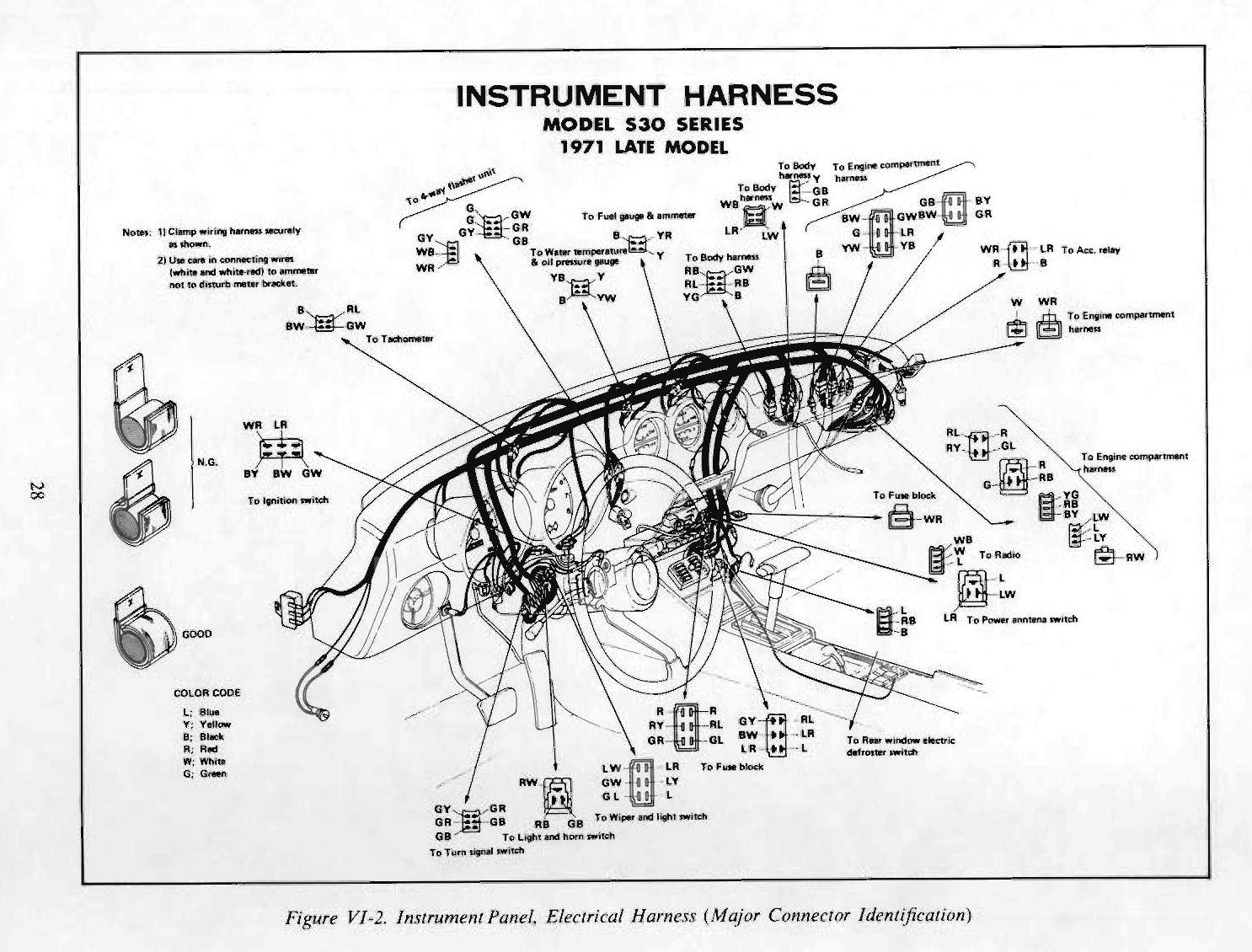 Light Wiring Diagram Datsun 240z 