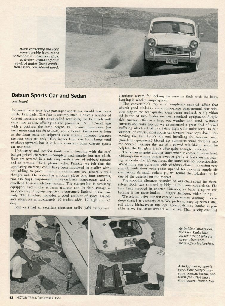 1961 Datsun Fairlady Bluebird Road Test (5)