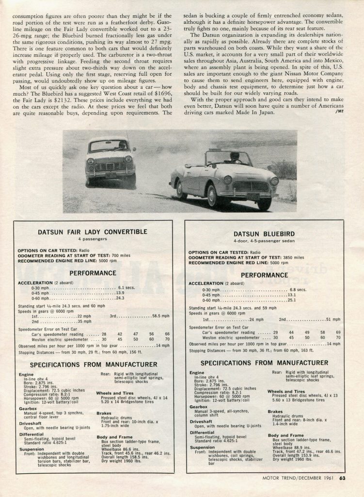 1961 Datsun Fairlady Bluebird Road Test (6)