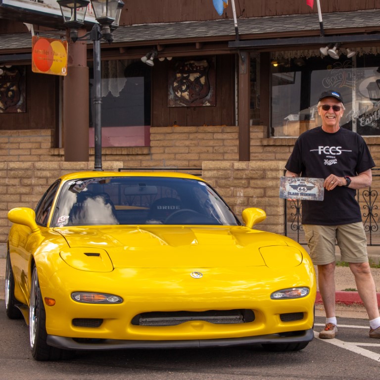 Drift Games - Josh's FC RX-7 looking particularly yellow